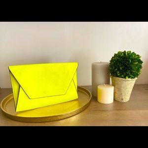 Neon Yellow clutch